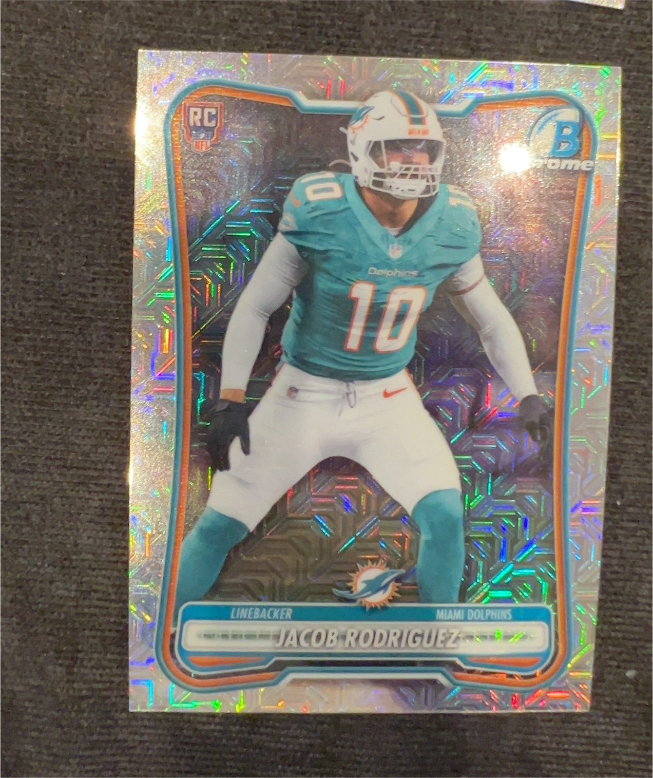 2026 Bowman Chrome NFL #BCV-186 Jacob Rodriguez — front