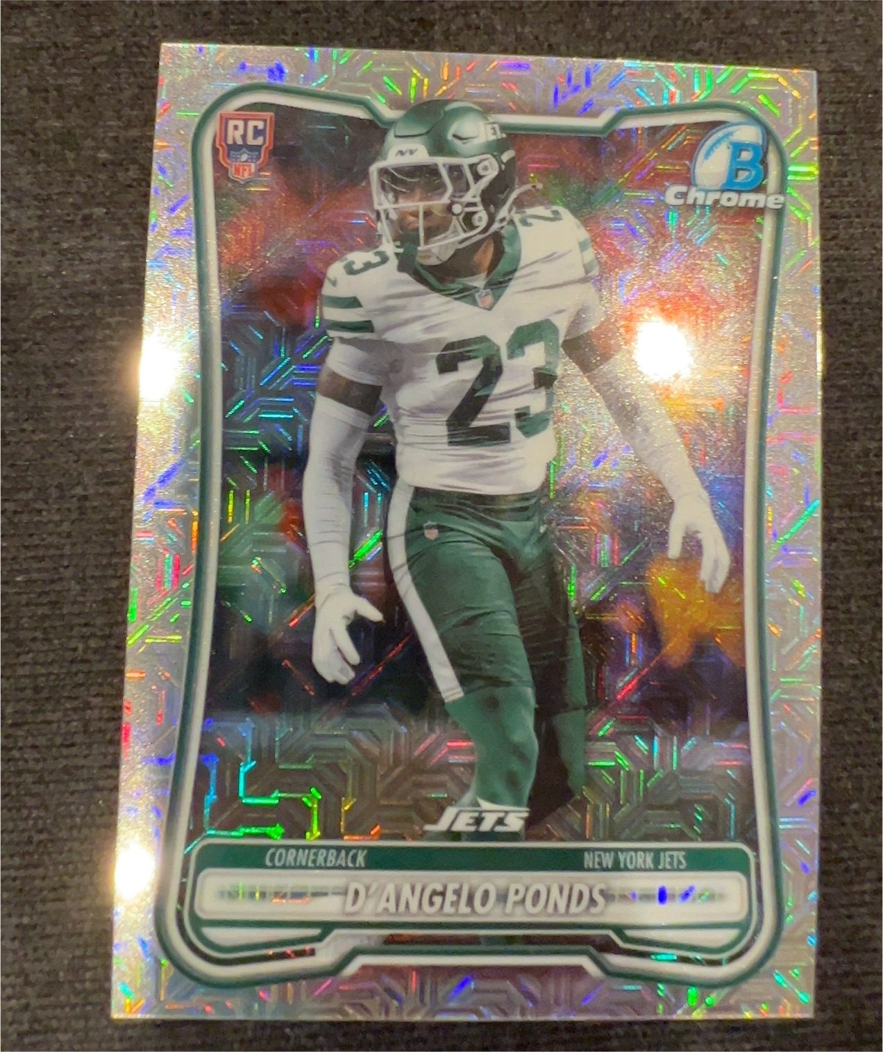 2026 Bowman Chrome NFL #BCV-192 D'Angelo Ponds — front