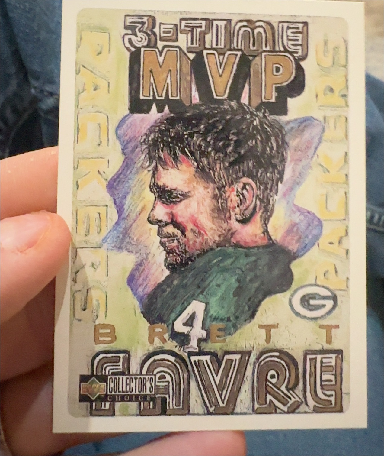 1998 Upper Deck UD Choice #248 Brett Favre — front