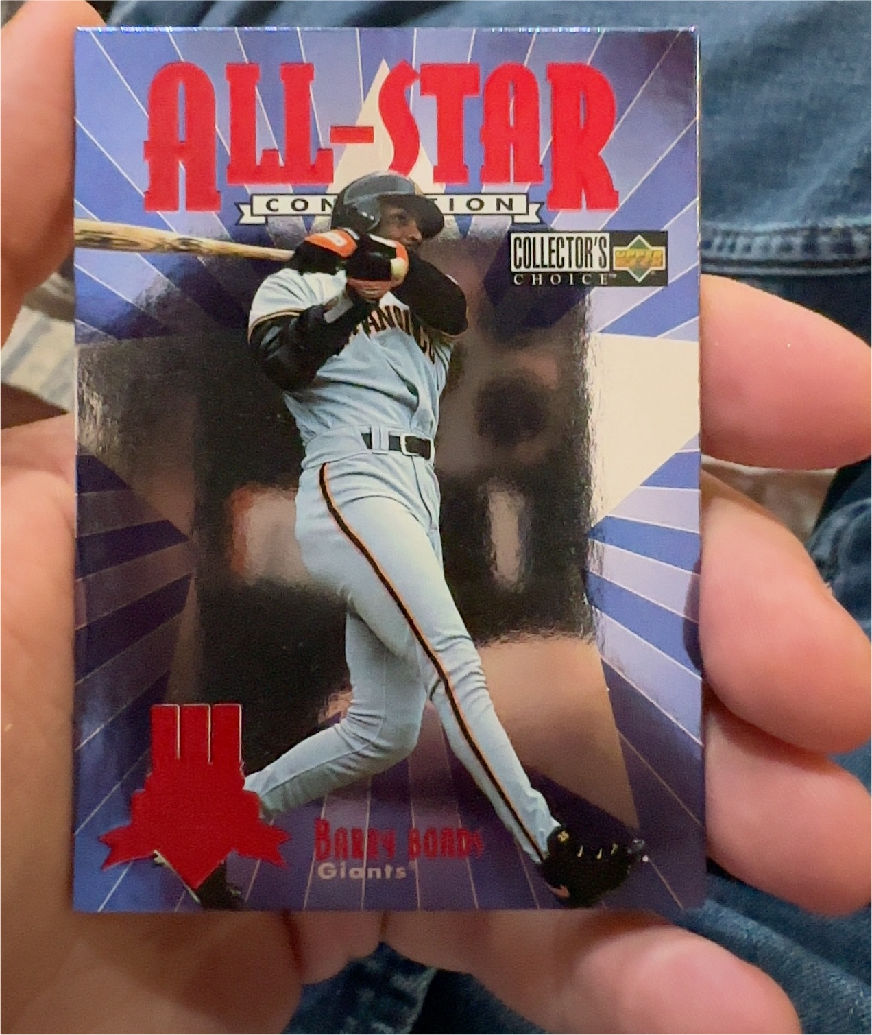 1997 Collector's Choice All Star Connection #24 Barry Bonds — front