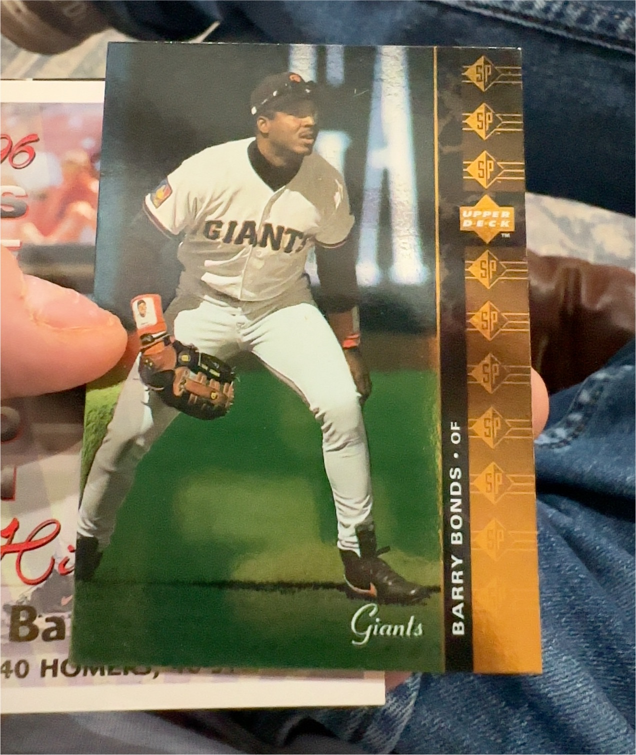 1994 SP #90 Barry Bonds — front