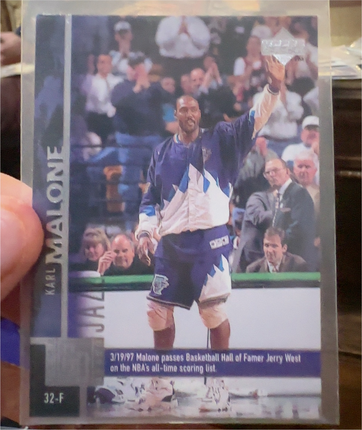 1997 Upper Deck #305 Karl Malone — front