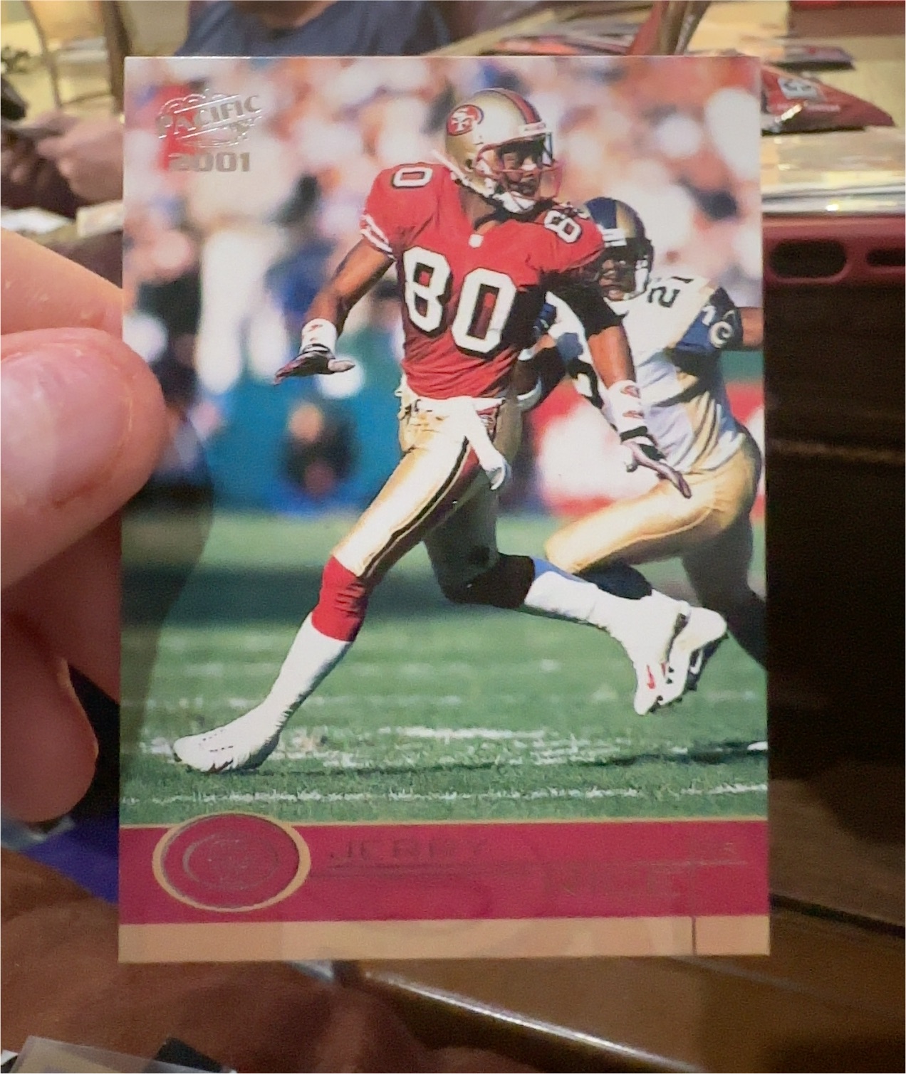2000 Pacific #342 Jerry Rice — front