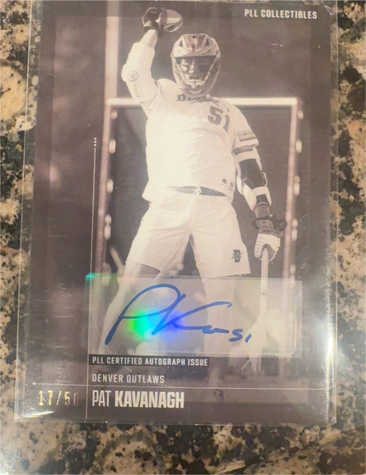 2024 PLL Collectibles Pat Kavanagh Denver Outlaws #51A Autograph — front