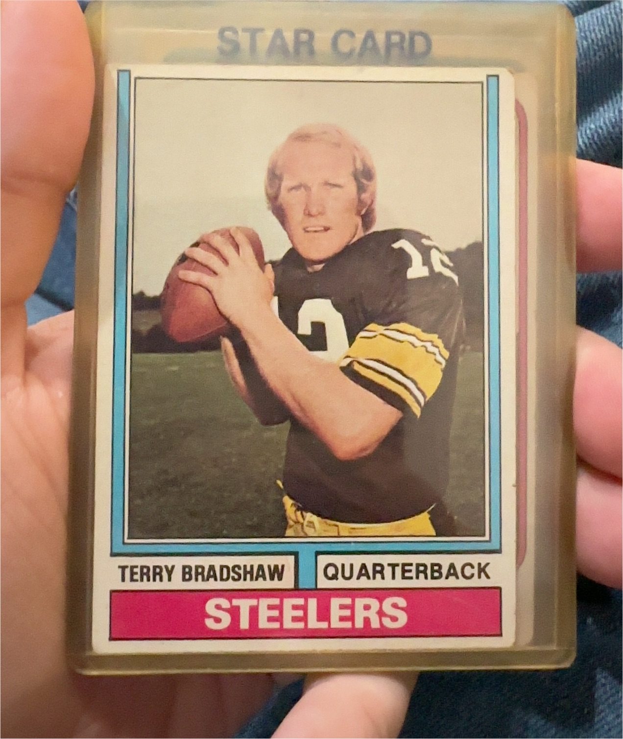 1974 Topps #470 Terry Bradshaw — front