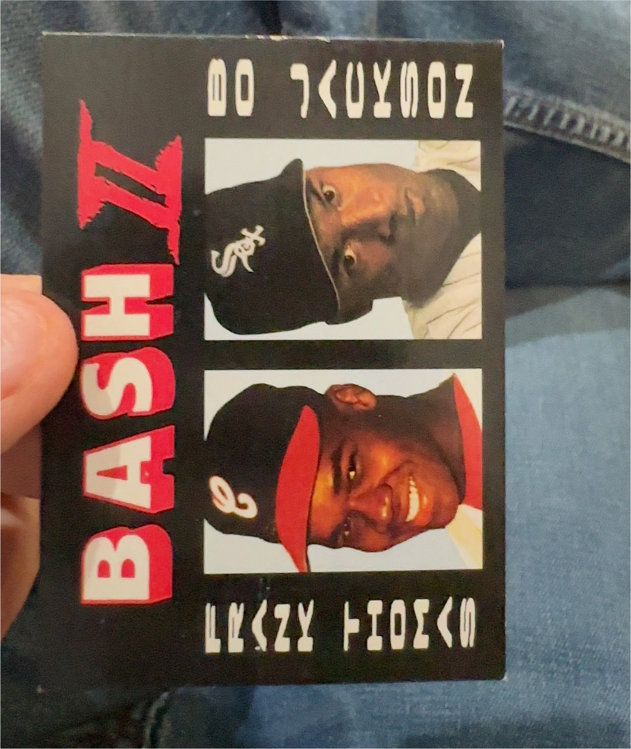 1991 Topps Bash II Insert BB-1 Frank Thomas Bo Jackson — front