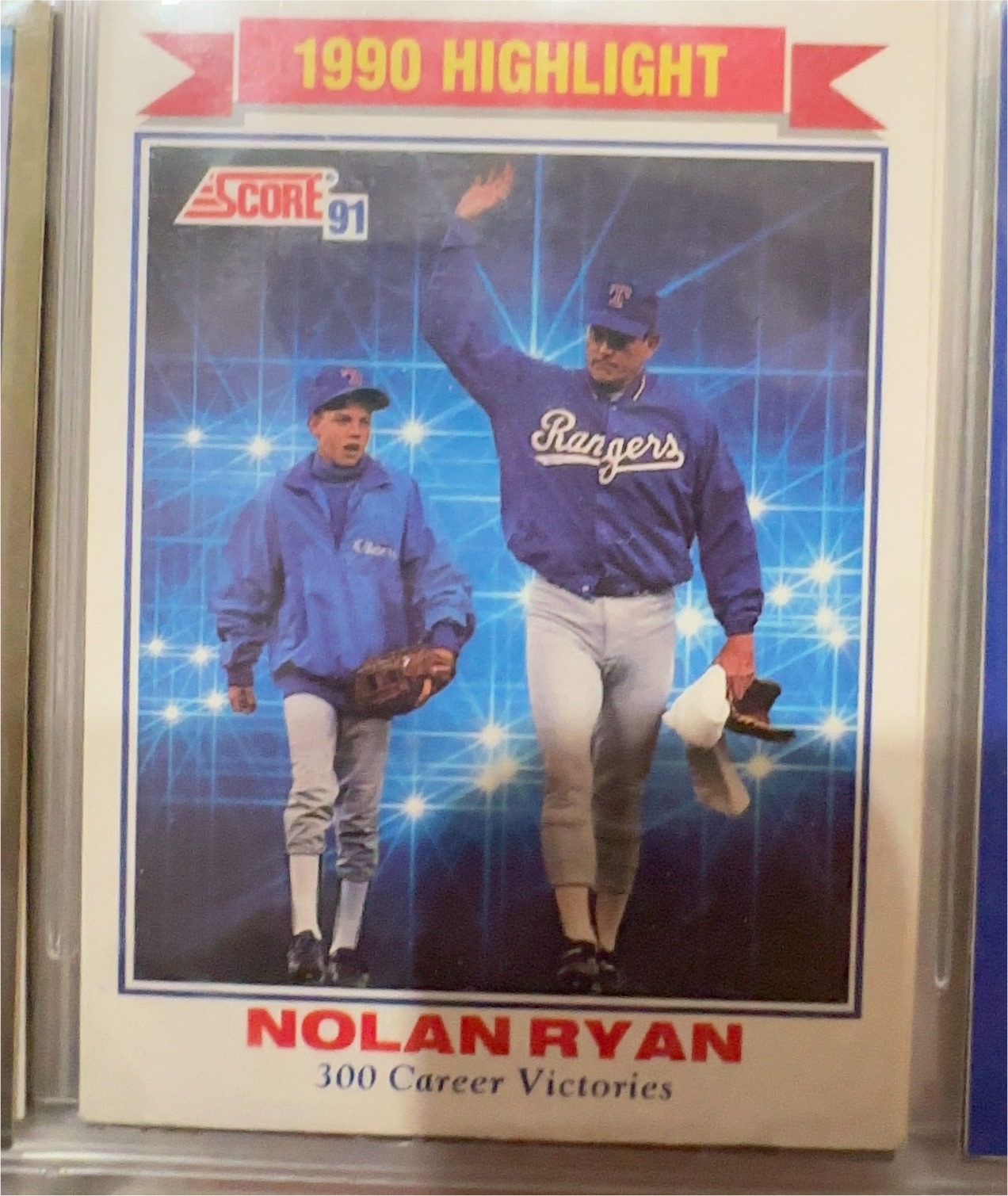 1991 Score #417 Nolan Ryan — front