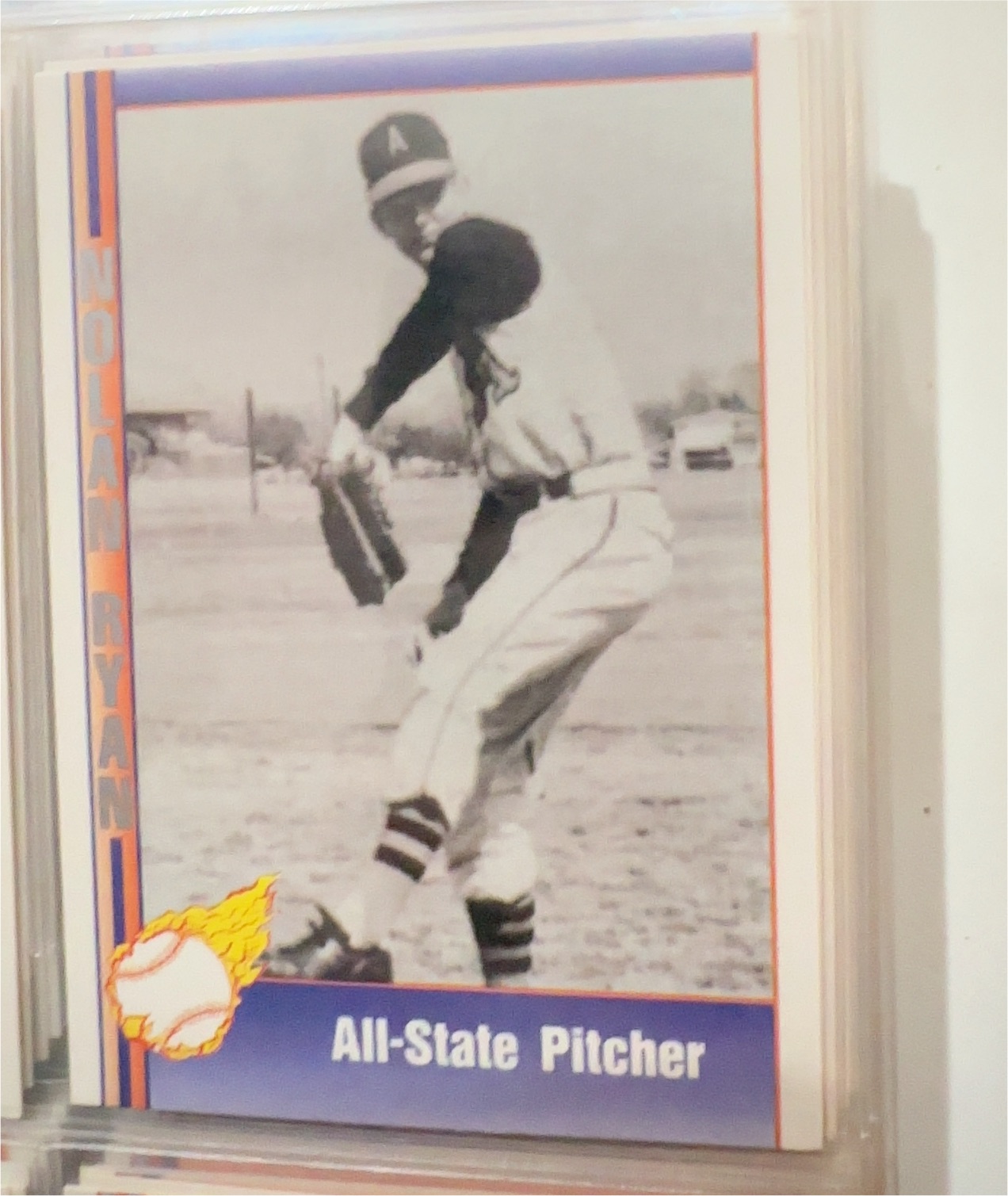 1991 Pacific Nolan Ryan #113 All-State Pitcher — front
