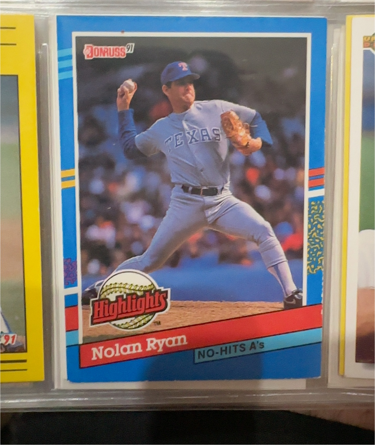 1991 Donruss Highlights #BC-3 Nolan Ryan — front
