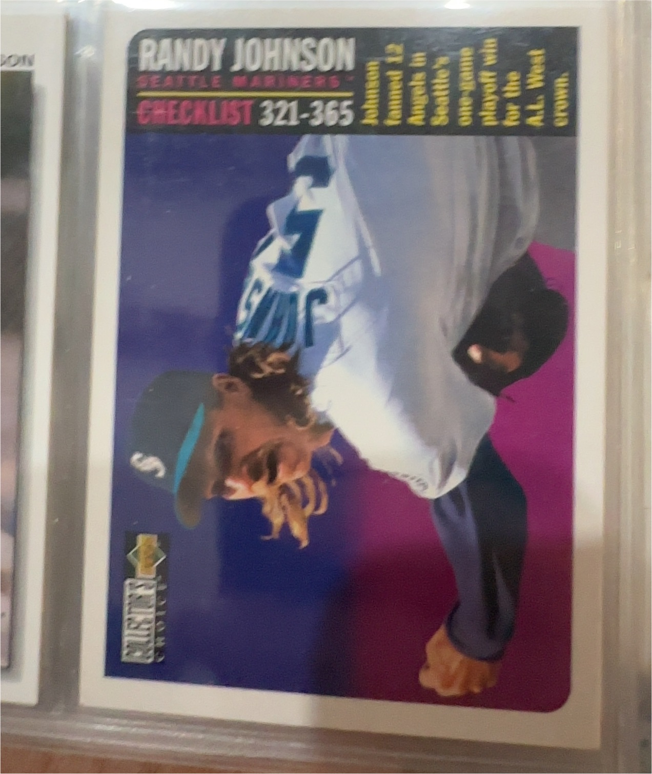 1996 Collector's Choice #365 Randy Johnson — front