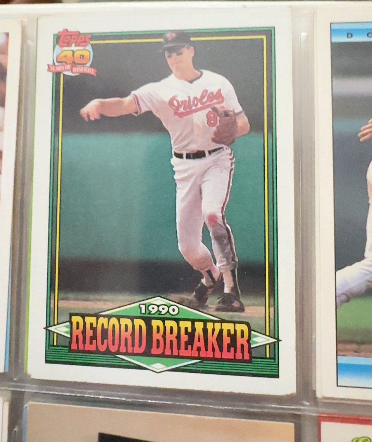 1991 Topps #5 Cal Ripken Jr. — front