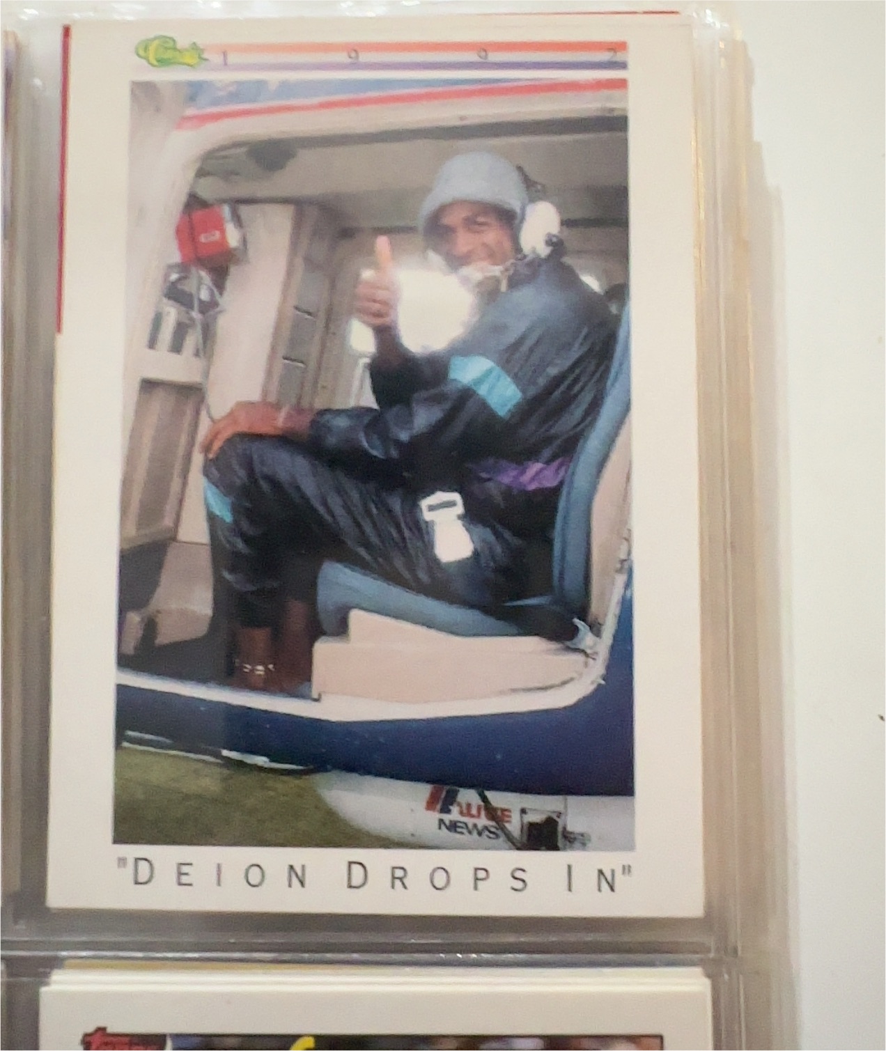 1992 Classic #T80 Deion Sanders — front