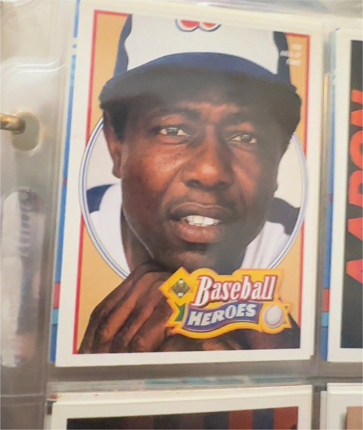 1991 Upper Deck Heroes Hank Aaron #26 Hank Aaron — front