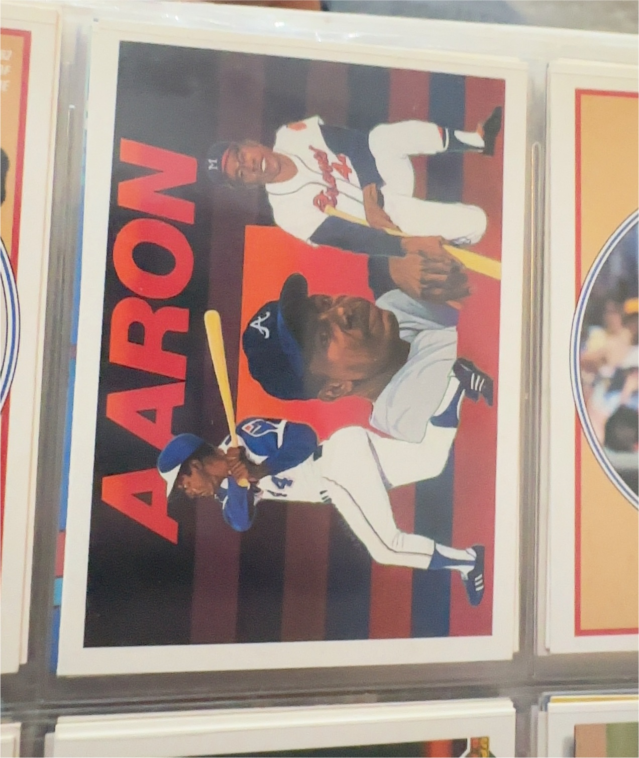 1991 Upper Deck Heroes Hank Aaron #27 AARON — front