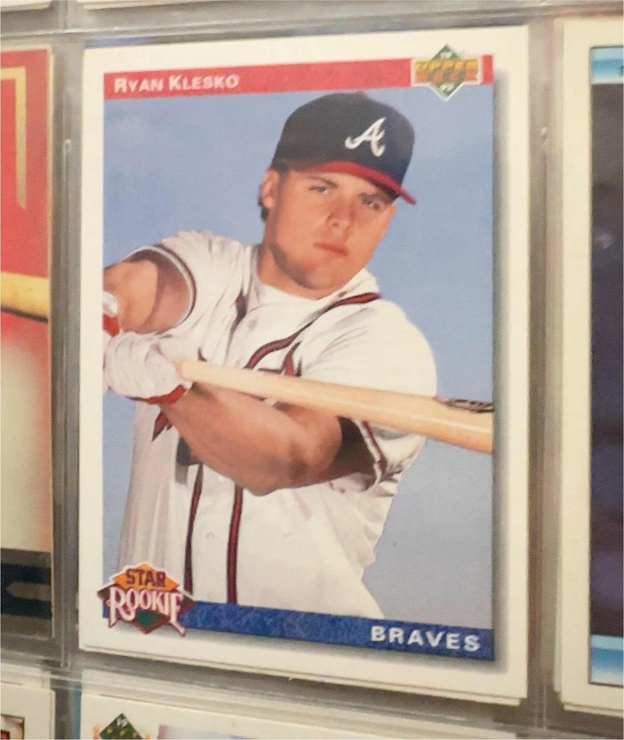1992 Upper Deck #24 Ryan Klesko — front