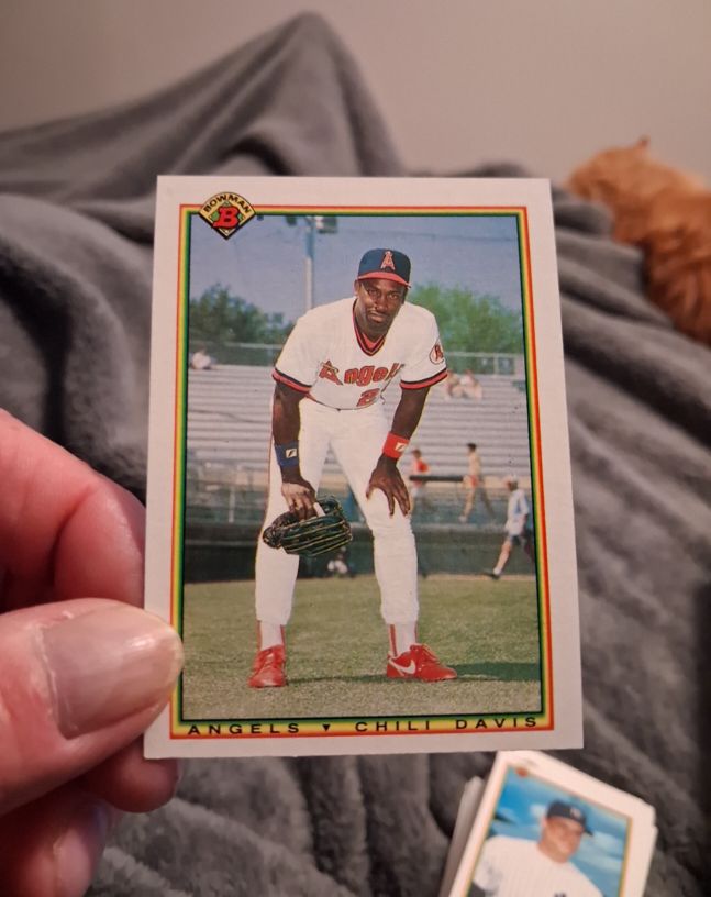 1990 Bowman #301 Chili Davis — front
