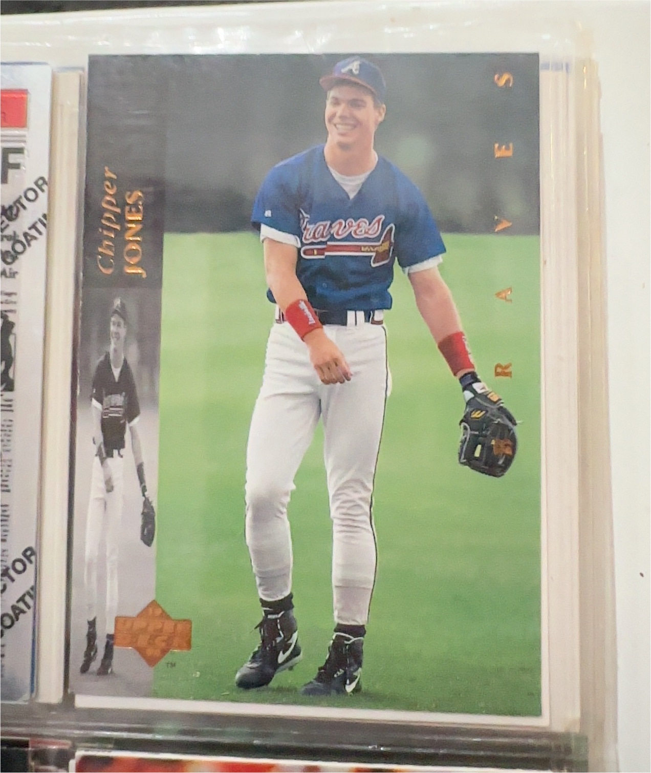 1994 Upper Deck #185 Chipper Jones — front