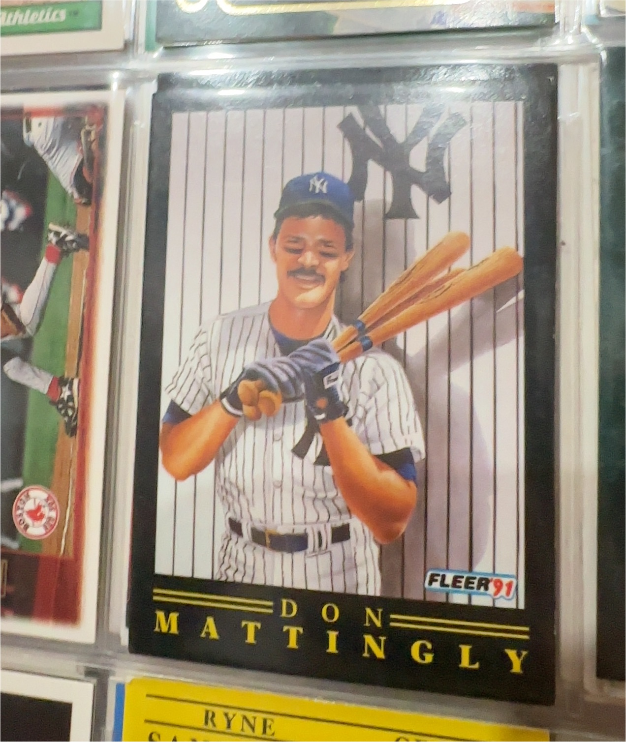 1991 Fleer Pro Vision #11 Don Mattingly — front