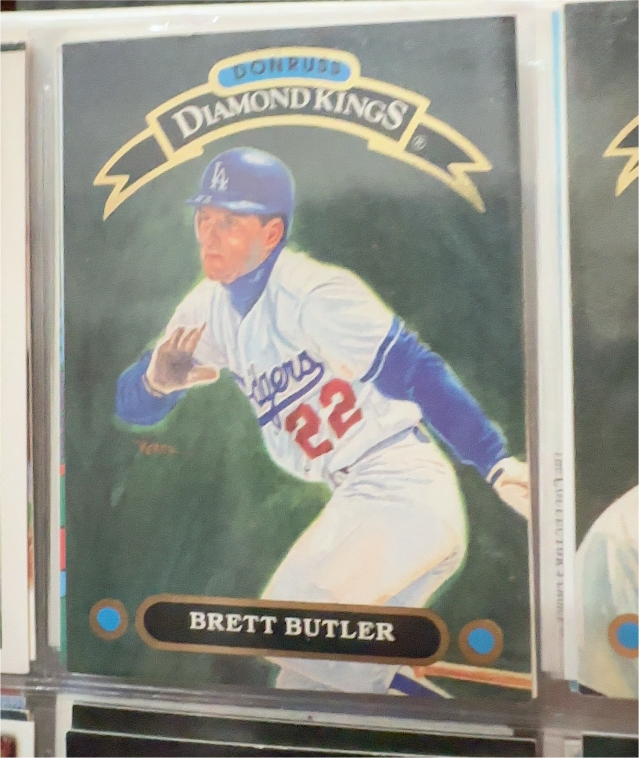 1992 Donruss Diamond Kings #DK-18 Brett Butler — front