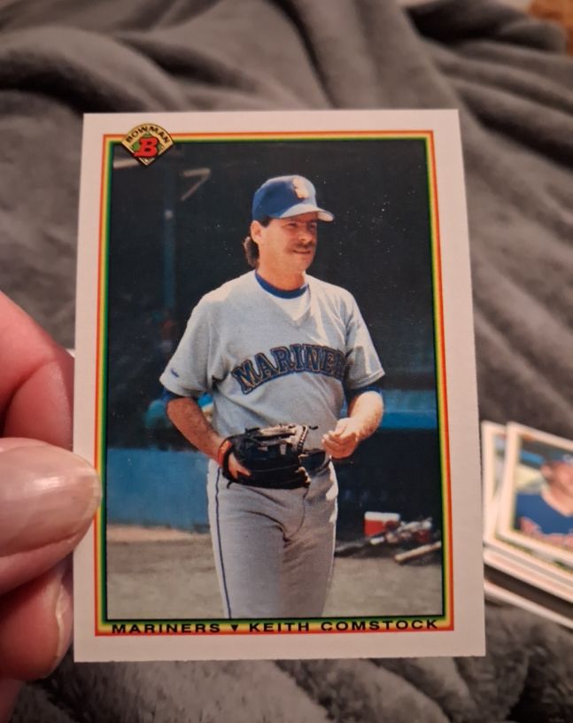 1990 Bowman #467 Keith Comstock — front