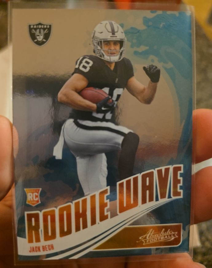 2025 Panini Absolute Rookie Wave #RW-JBH Jack Bech — front