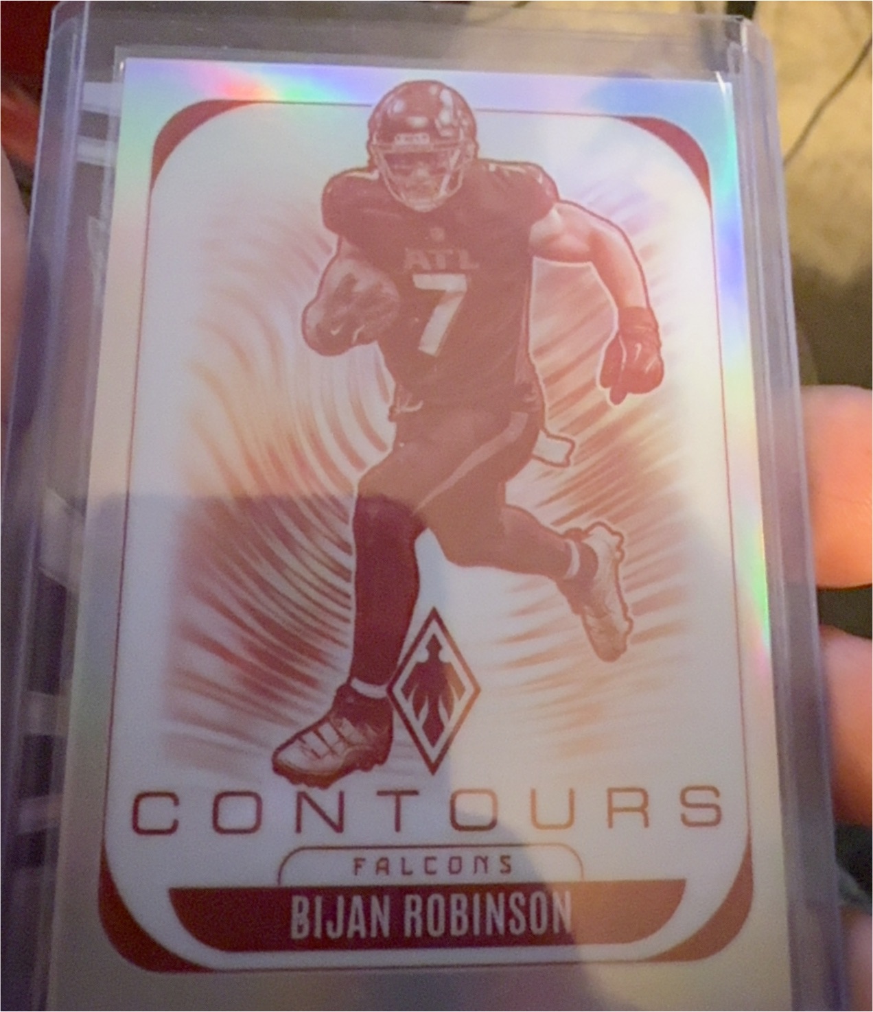 2025 Panini Phoenix Contours #2 Bijan Robinson — front