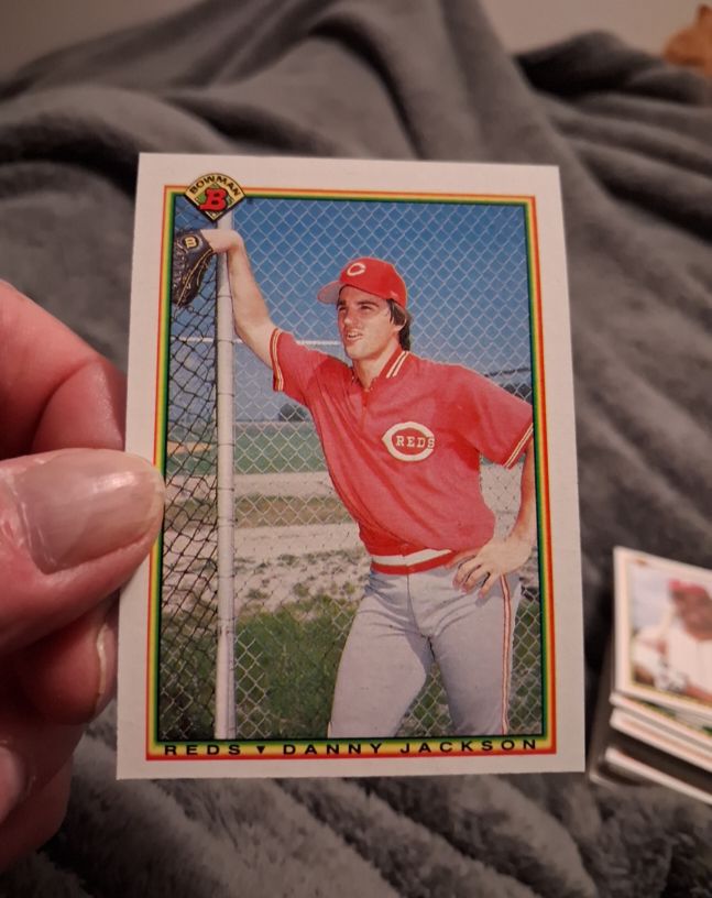 1990 Bowman #44 Danny Jackson — front