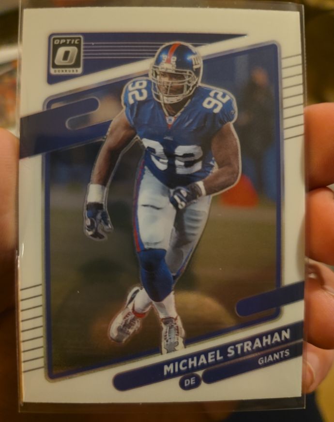 2021 Panini Donruss Optic #18 Michael Strahan — front