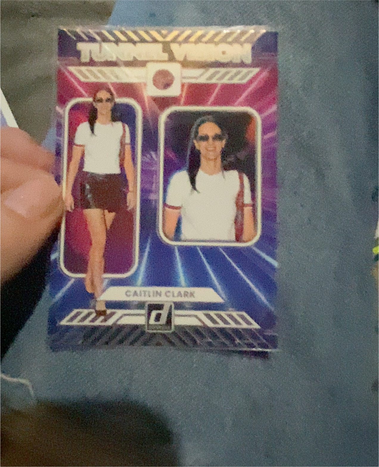 2025 Panini Donruss WNBA Tunnel Vision #1 Caitlin Clark — front