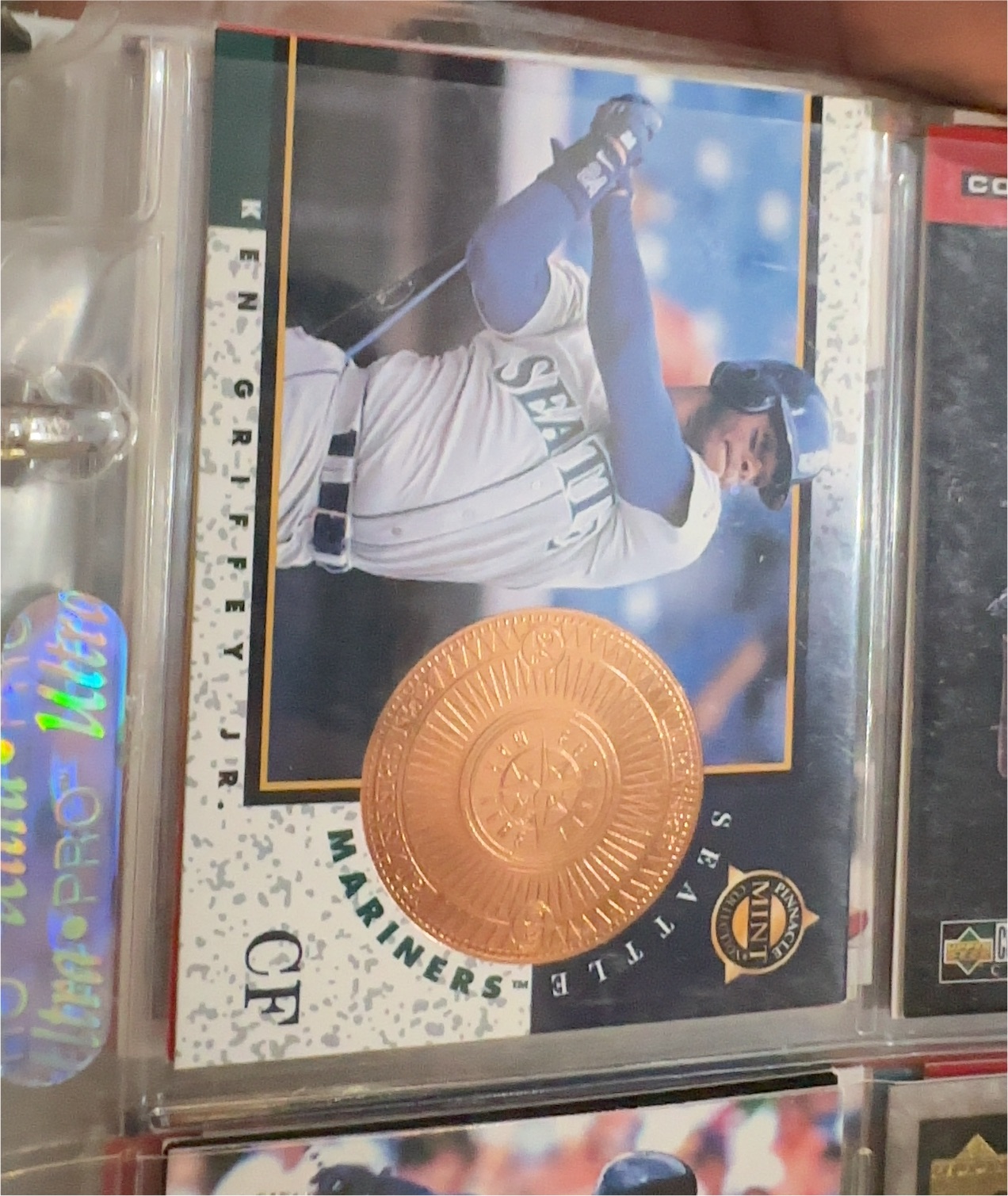 1998 Pinnacle Mint Collection #7 Ken Griffey Jr. — front