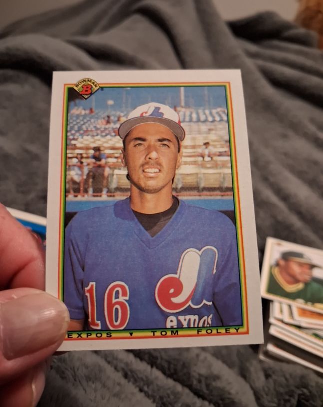 1990 Bowman #120 Tom Foley — front