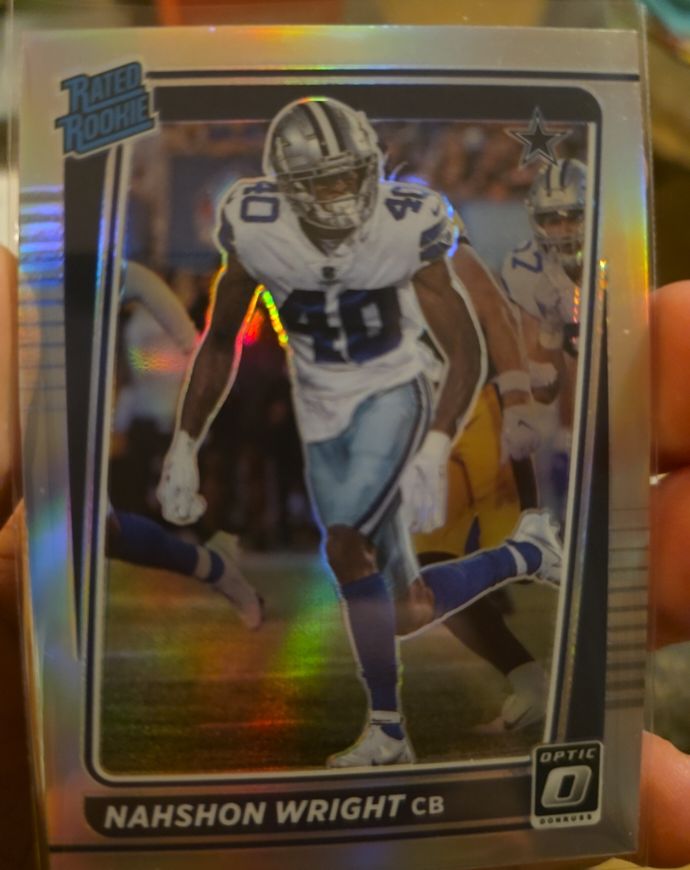 2021 Panini Donruss Optic #285 Nahshon Wright — front