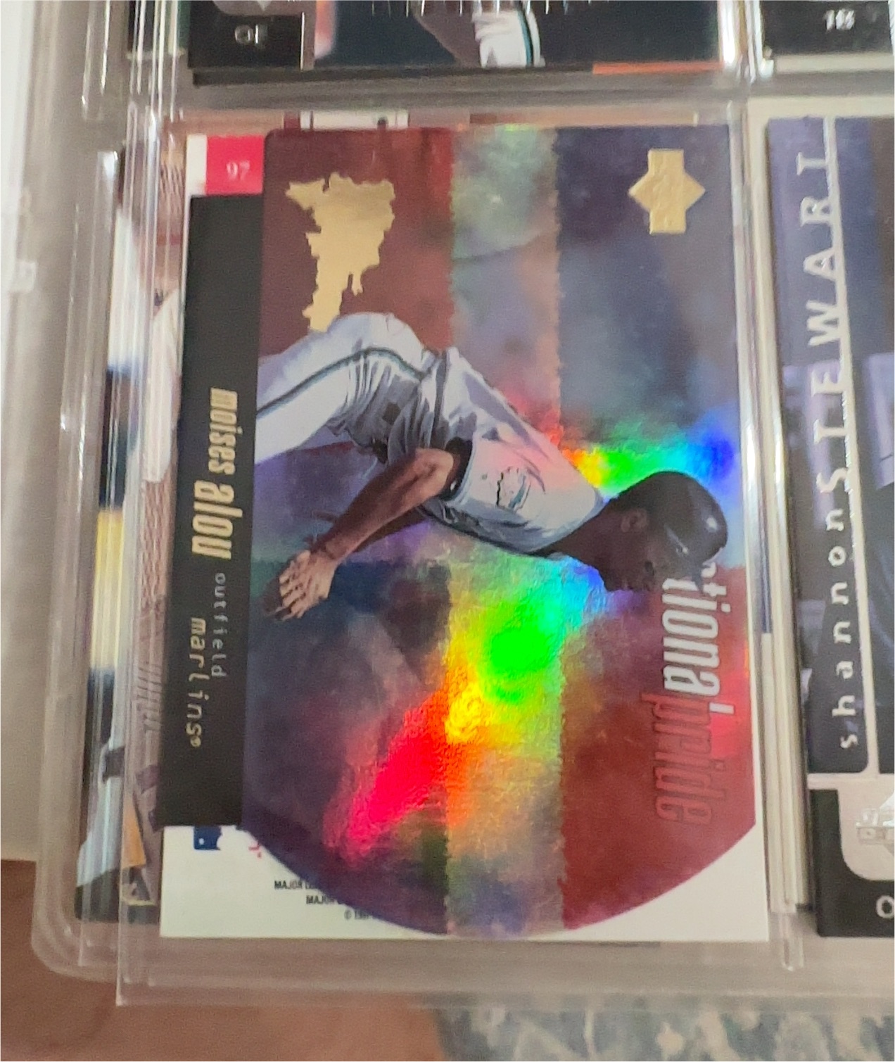 1998 Upper Deck National Pride NP12 Moises Alou — front