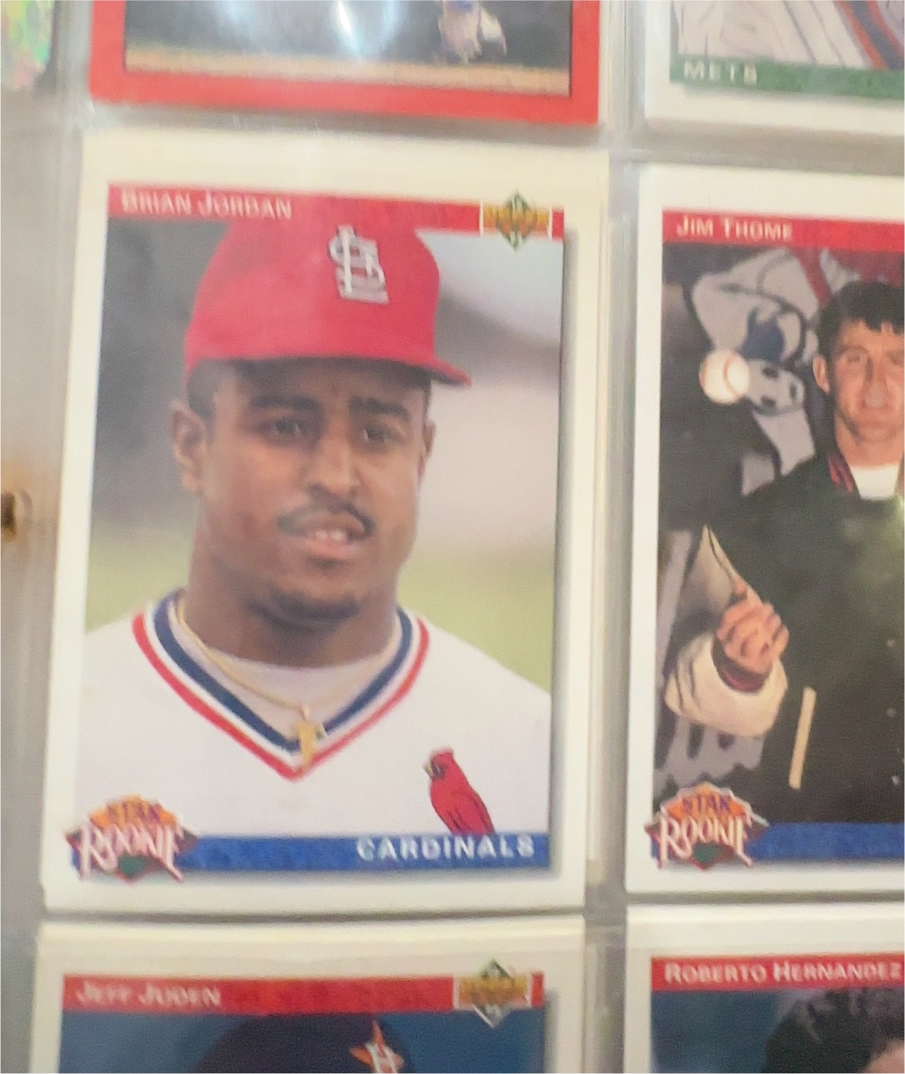1992 Upper Deck #3 Brian Jordan — front