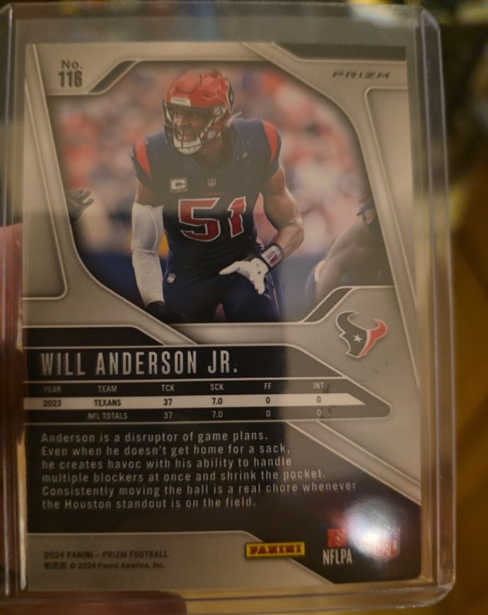 2023 Panini Prizm #342 Will Anderson Jr. — front