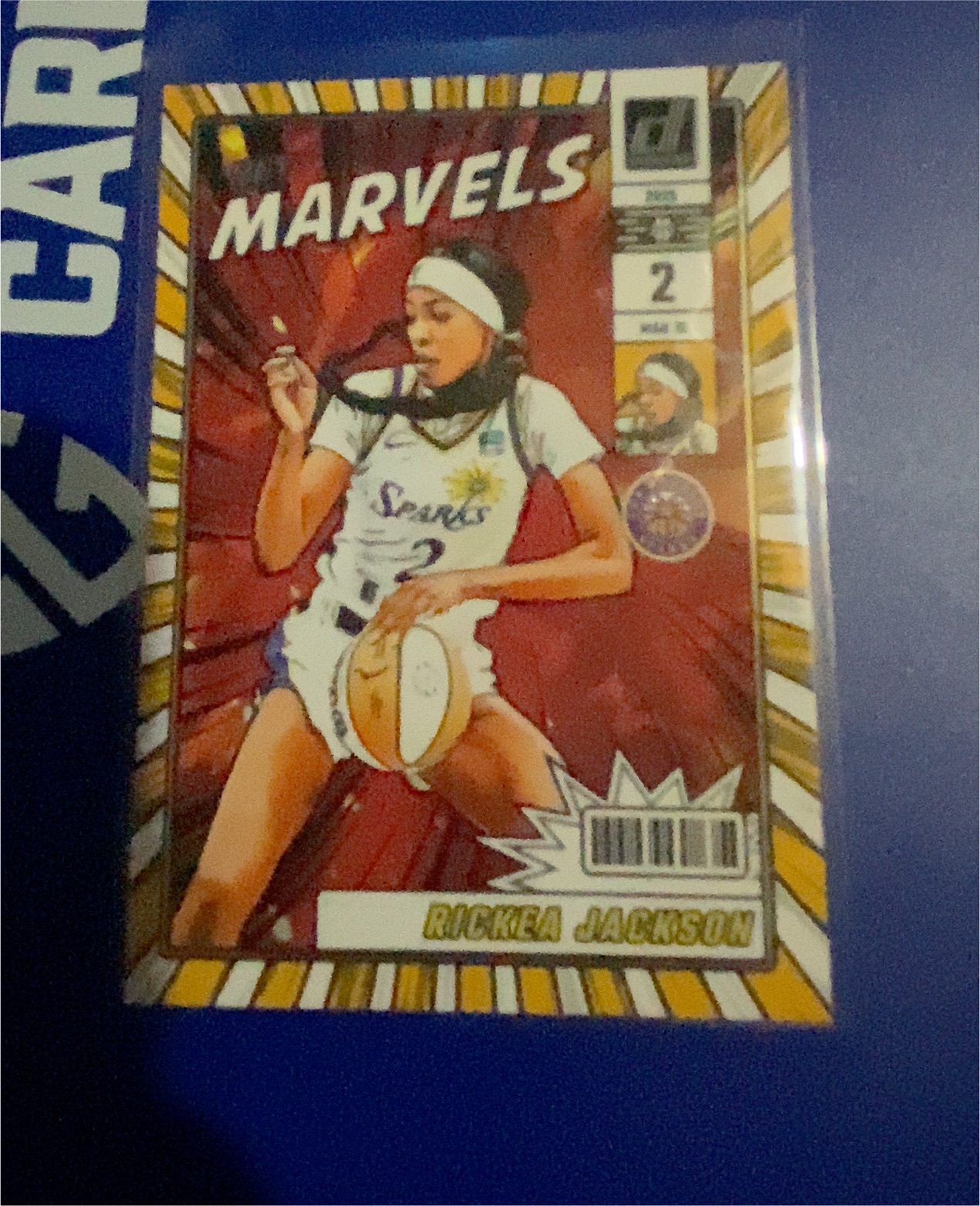 2025 Panini Donruss WNBA Net Marvels #6 Rickea Jackson — front