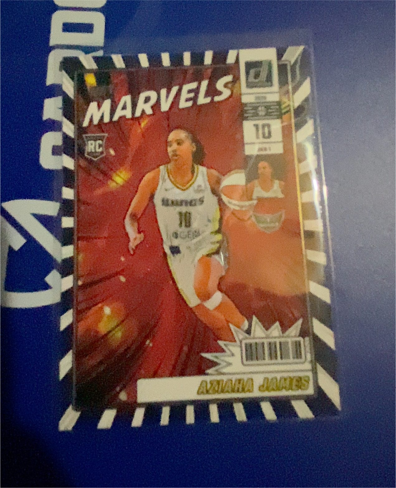 2025 Panini Donruss WNBA Net Marvels #18 Aziaha James — front