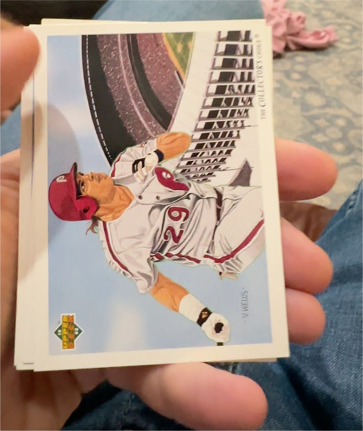 1991 Upper Deck #38 V. Wills — front