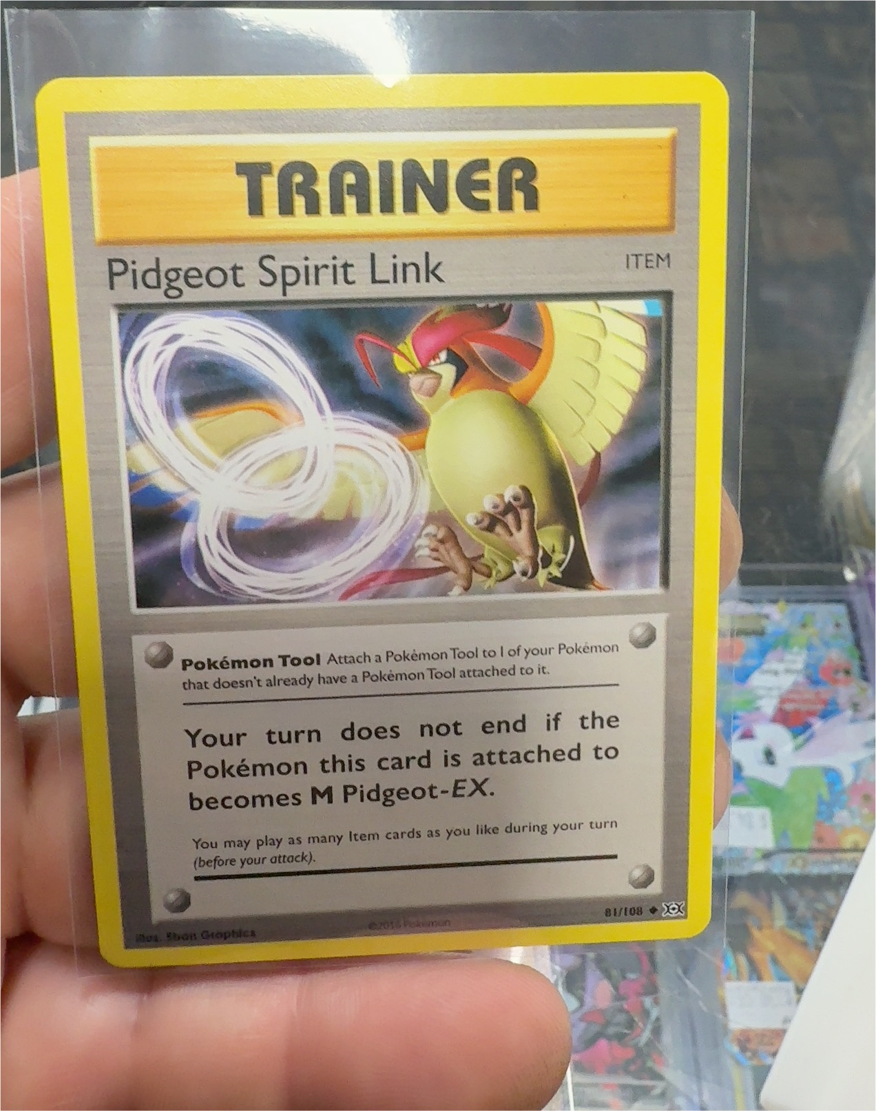 Pokemon Evolutions #81 Pidgeot Spirit Link — front