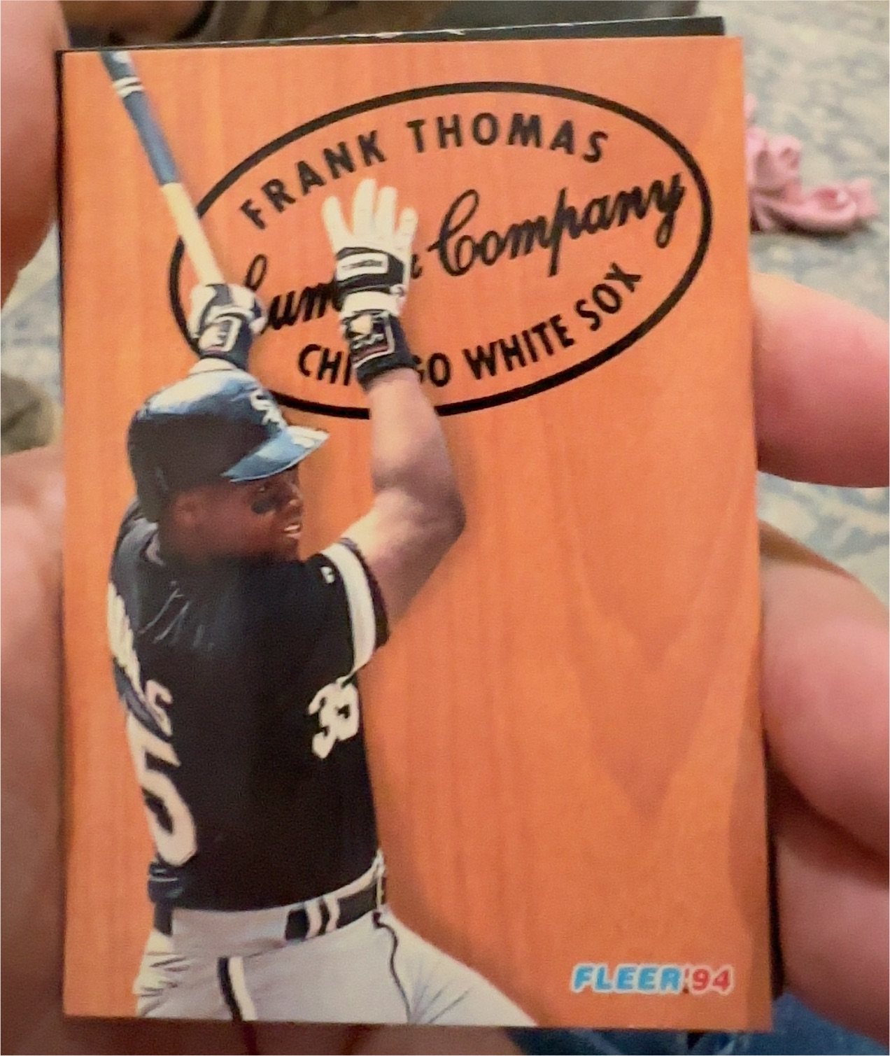1994 Fleer Lumber Co #9 Frank Thomas — front