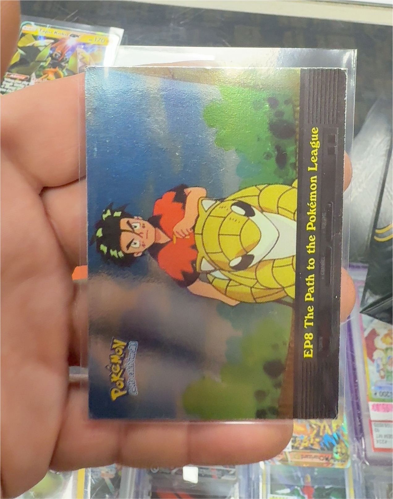 2000 Pokemon Topps TV #EP8 The Path to the Pokemon League — front