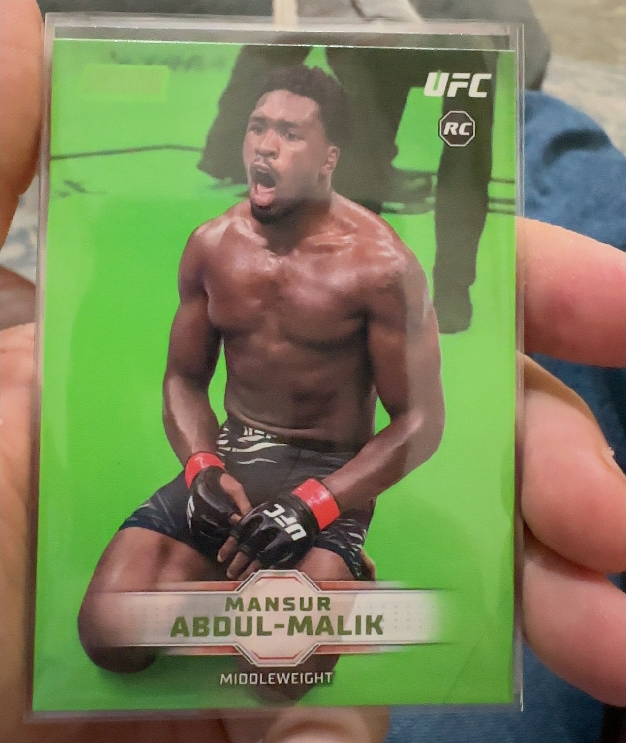 2026 Topps Stadium Club UFC #162 Mansur Abdul-Malik — front
