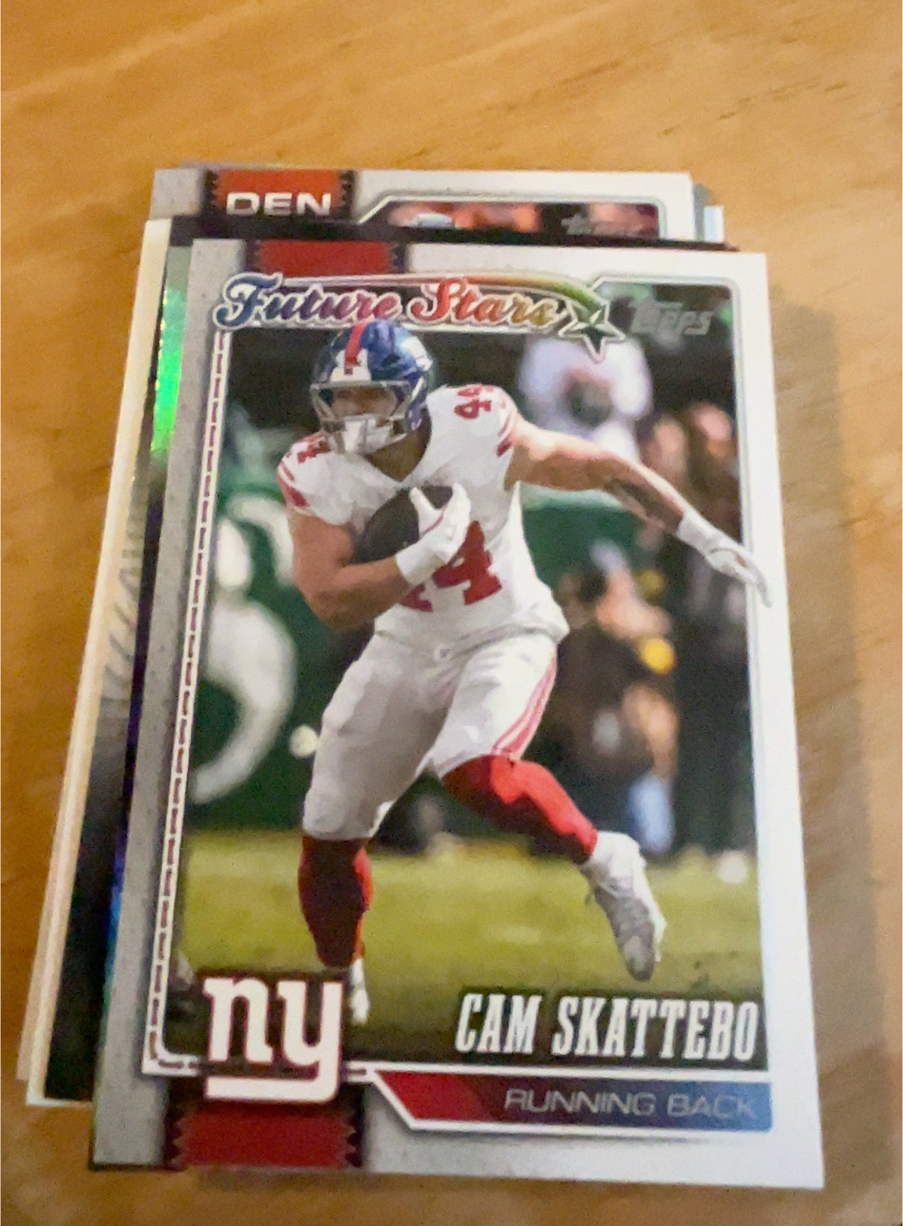 2026 Topps Flagship #268 Cam Skattebo — front