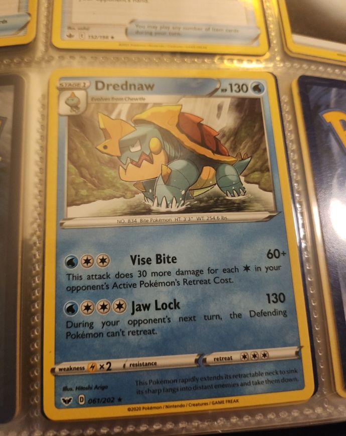 Pokemon Sword & Shield #61 Drednaw — front