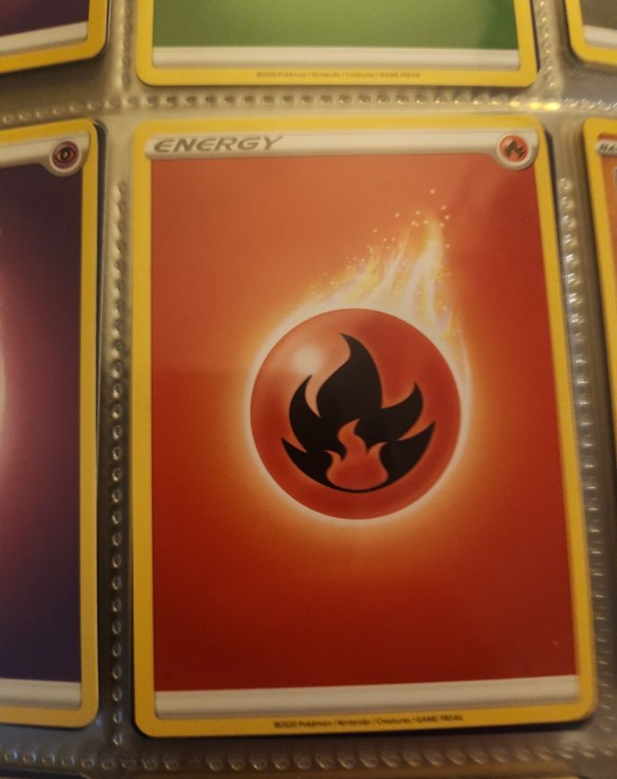 2020 Pokémon Fire Energy — front