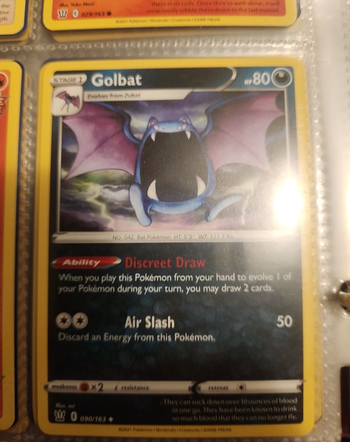 Pokemon Battle Styles #90 Golbat — front