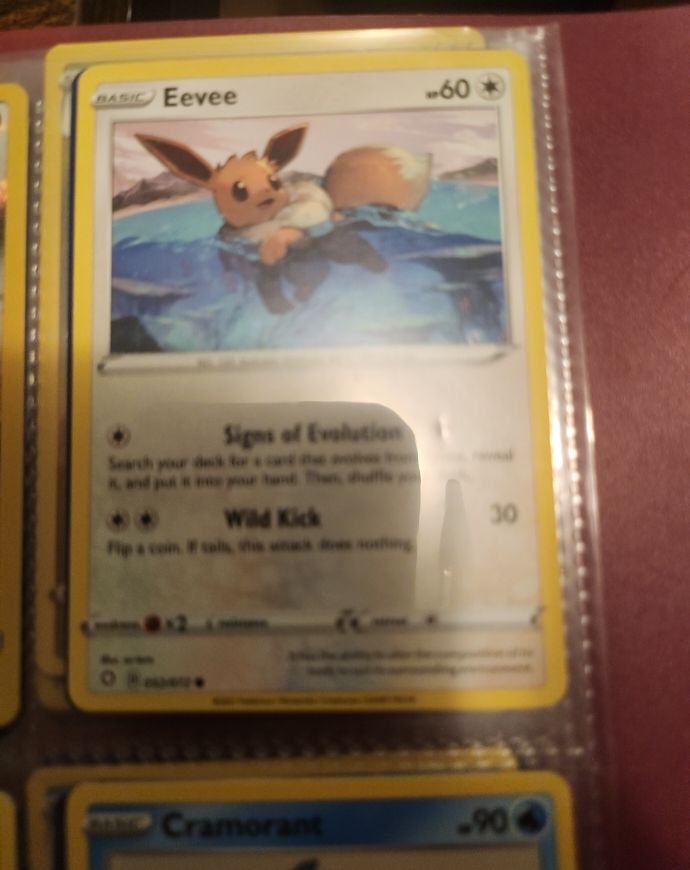 Pokemon Shining Fates #52 Eevee — front