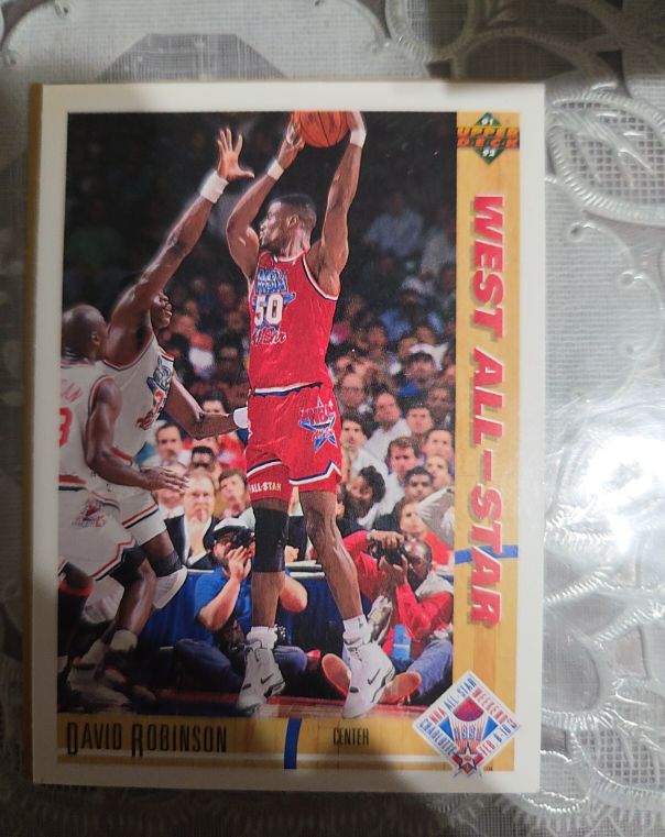 1991 Upper Deck #58 David Robinson — front