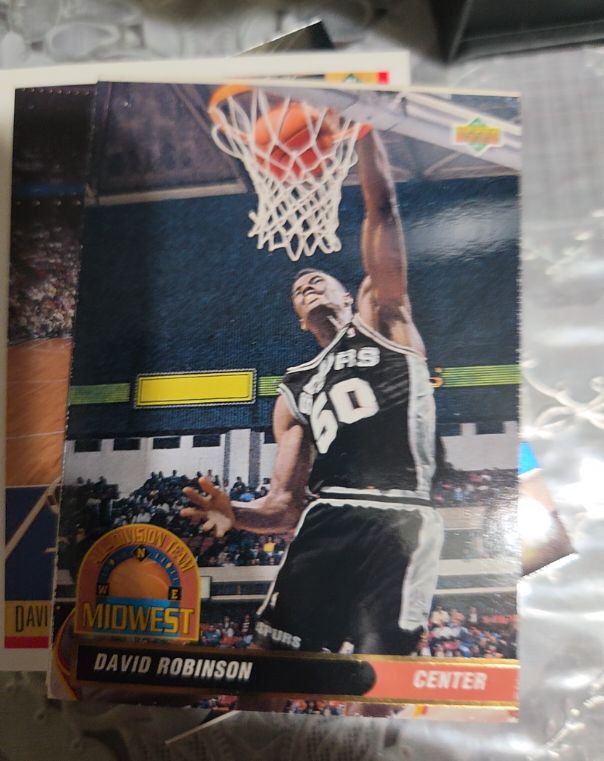 1992 Upper Deck All-Division #AD11 David Robinson — front