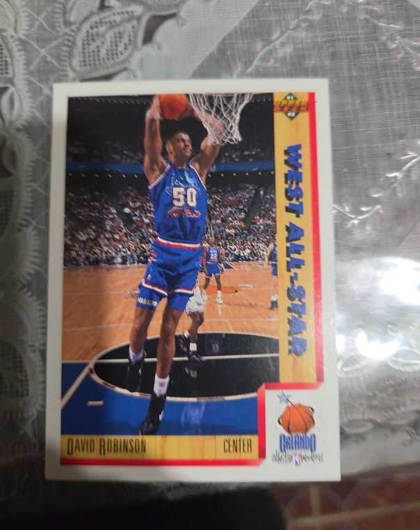 1991 Upper Deck #467 David Robinson — front